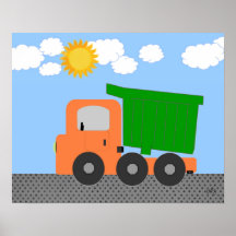Digital Art Truck Poster