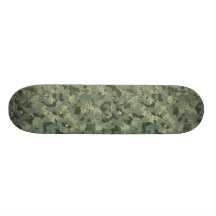Digital Camouflage Skateboard