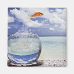 Digital composition fridge magnet