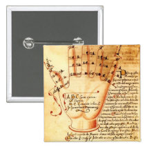 Digital Comput: Mediaeval Mathematics Pinback Button