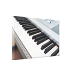 Digital piano keyboard canvas prints