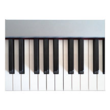 Digital piano keyboard custom announcement