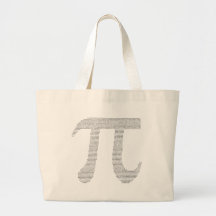 Digits of Pi Canvas Bag
