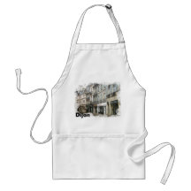 Dijon city street aprons