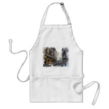 Dijon for mustard & apron