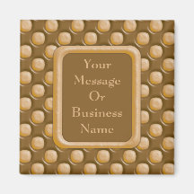 Dimple Dots - Chocolate Peanut Butter Refrigerator Magnet