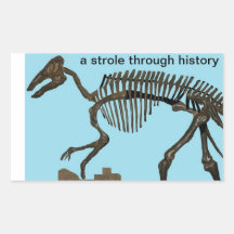 Dinasour sticker, A Strole through History