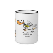 Ding Duck Flying Coffee Mug