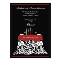 Dinner Party Celebration Personalised Invite