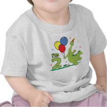 Dino 2nd Birthday Tshirts