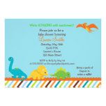 Dino Dinosaur Boys Baby Shower Invitation