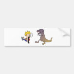 Dino Rampage Bumper Sticker