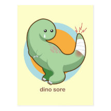 Dino Sore Postcard