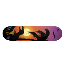 Dinosaur at Dawn Skate Decks
