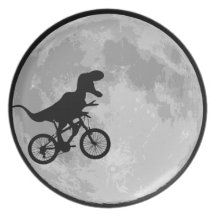 Dinosaur Bike & Moon Plates