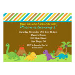 Dinosaur Birthday Party Invitaions Personalized Invites
