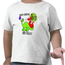 Dinosaur First Birthday Tshirts and Gifts