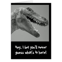 Dinosaur Humour Card