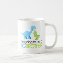 Dinosaur I'm Going to Be A Big Brother Mug