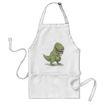 Dinosaur T Rex Cartoon Aprons