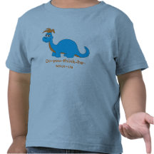 dinosaur t-shirt blue
