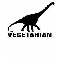 Dinosaur VEGETARIAN T-shirt