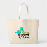 dinosaurs biggest big brother tote bag