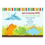 Dinosaurs Dino Photo Birthday Party Invitations