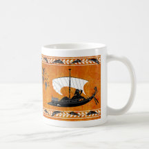 Dionysus and the pirates greek style mug