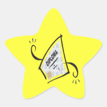 Diploma 5 star sticker