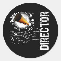 Director Alchemy Round Stickers