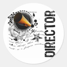 Director Alchemy Round Stickers