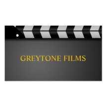 Director Clapperboard Film Movies Producer Act Business Card Templates