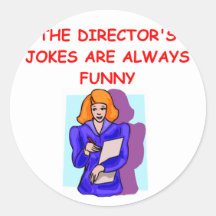 director round sticker