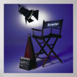 Director's Slate, Chair & Stage Light 2 Print
