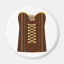 Dirndl Oktoberfest Kühlschrankmagnete