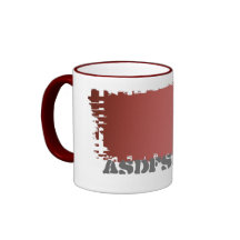 Dirty Border Ringer Mug