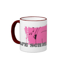 Dirty Border Ringer Mug