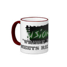 Dirty Border Ringer Mug