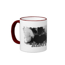 Dirty Border Ringer Mug