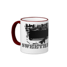 Dirty Border Ringer Mug