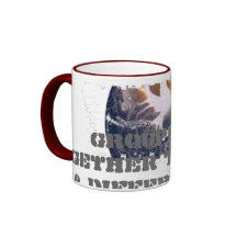 Dirty Border Ringer Mug