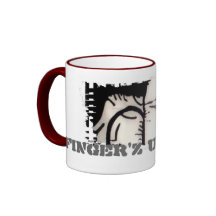 Dirty Border Ringer Mug