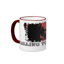 Dirty Border Ringer Mug