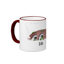 Dirty Border Ringer Mug