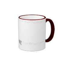 Dirty Border Ringer Mug - Customised