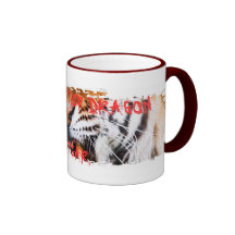 Dirty Border Ringer Mug - Customised