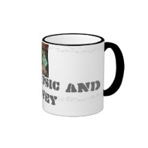 Dirty Border Ringer Mug - Customised