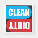 Dirty Clean Magnet for Dishwasher