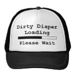 Dirty Diaper Loading... Please Wait Mesh Hat